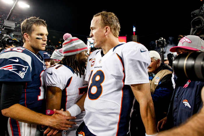 In the NFL, it's a time-honored postgame tradition: Meet at midfield, shake and smile for the cameras. ...Or don't.